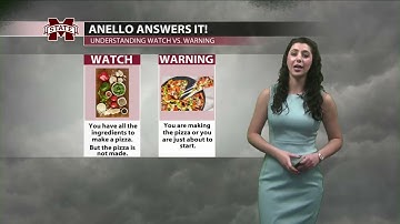Anello Answers it! Tornado Watch vs. Warning