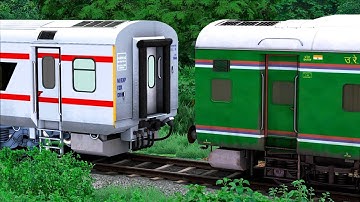 ICF ARMY COUPLING LHB BEZEL LESS AC | BUMPY RAILROAD | RAILWORKS | TRAIN SIMULATOR 2022 | RAILROAD