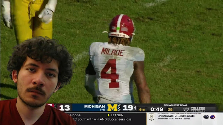 WHY? Reacting To #11 Alabama vs. Michigan | ReliaQuest Bowl Game Highlights | College Football 2024