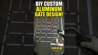 Design Chhodo! Naya Modern Aluminum Gate Kaise Banayein🫁#welding#gatedesign#fabrication #modernhome