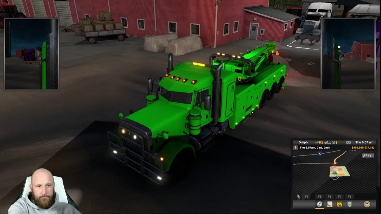 MORE BROKE DOWN TRUCKS ATS!! The Peterbilt 388 Rotator 1080P - YouTube