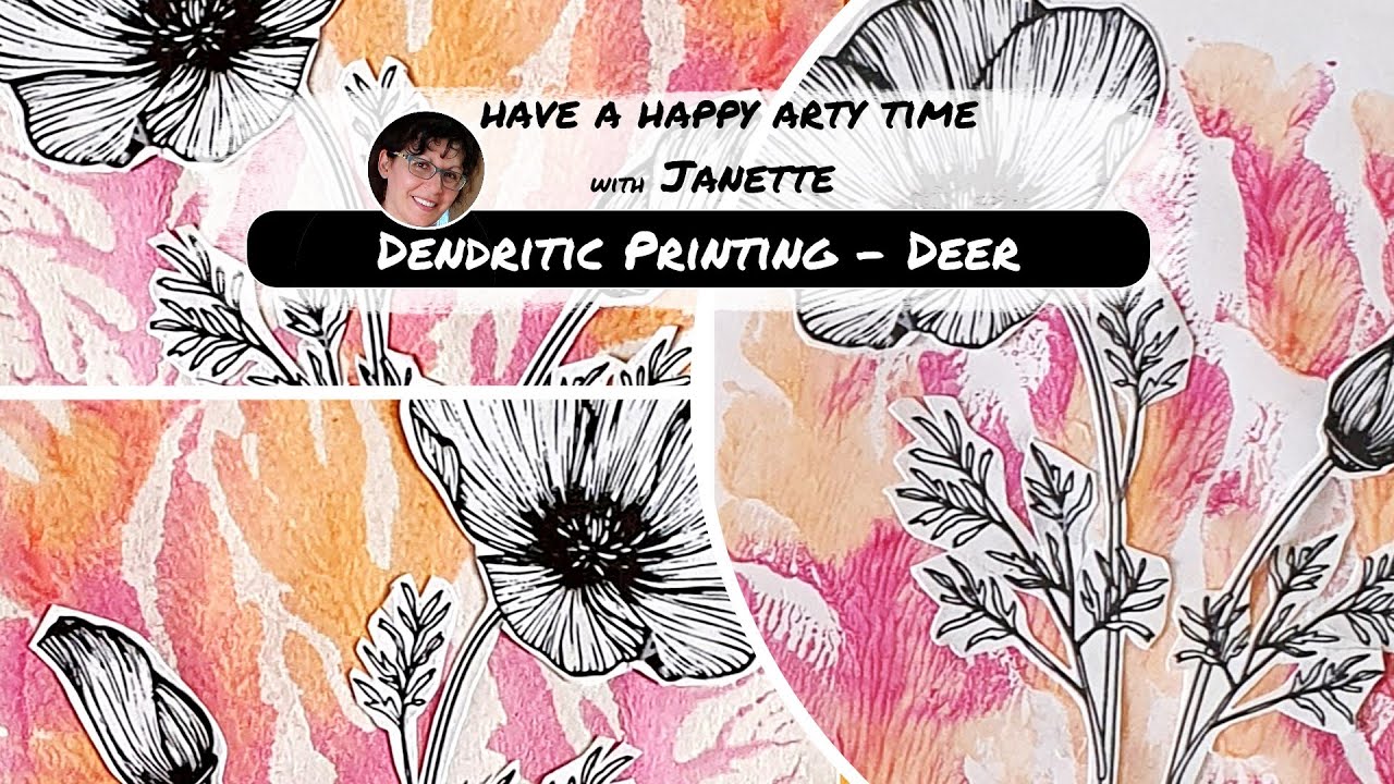 Dendritic Printing & Flowers with Janette