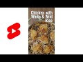 Chicken with White and Wild Rice Recipe #Shorts