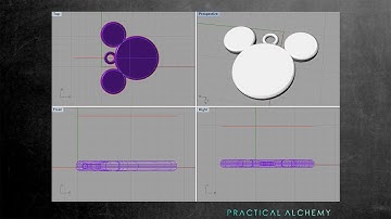 How to Make a Keyblade Part 1 - CAD Tutorial (Rhino)