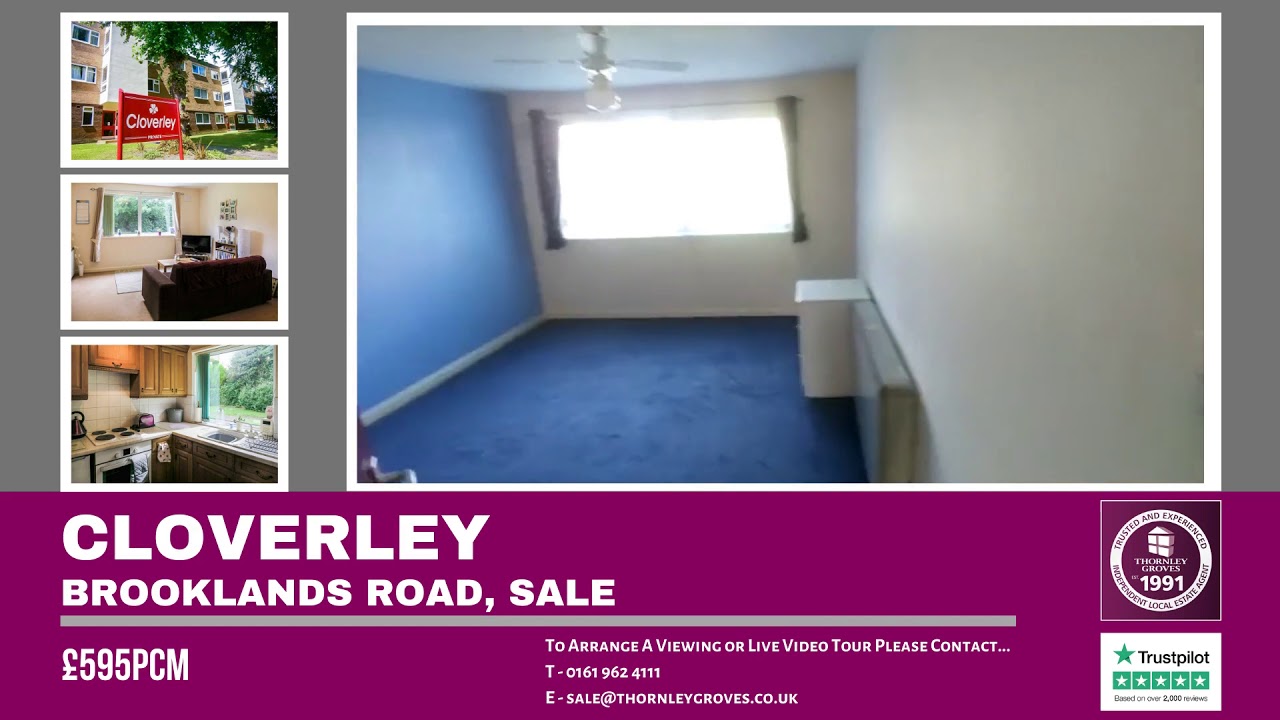 Cloverley, Brooklands Road, Sale £595pcm YouTube