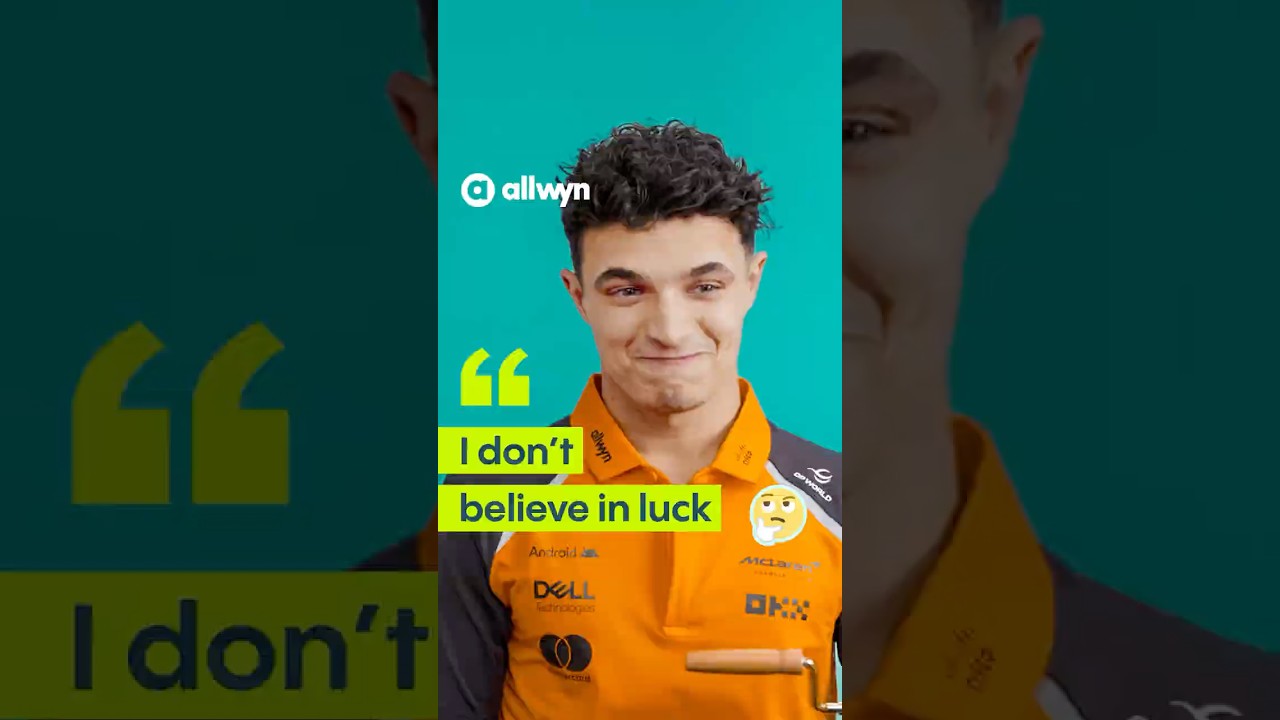 Allwyn Asks Lando Norris | I don't believe in luck 🤔