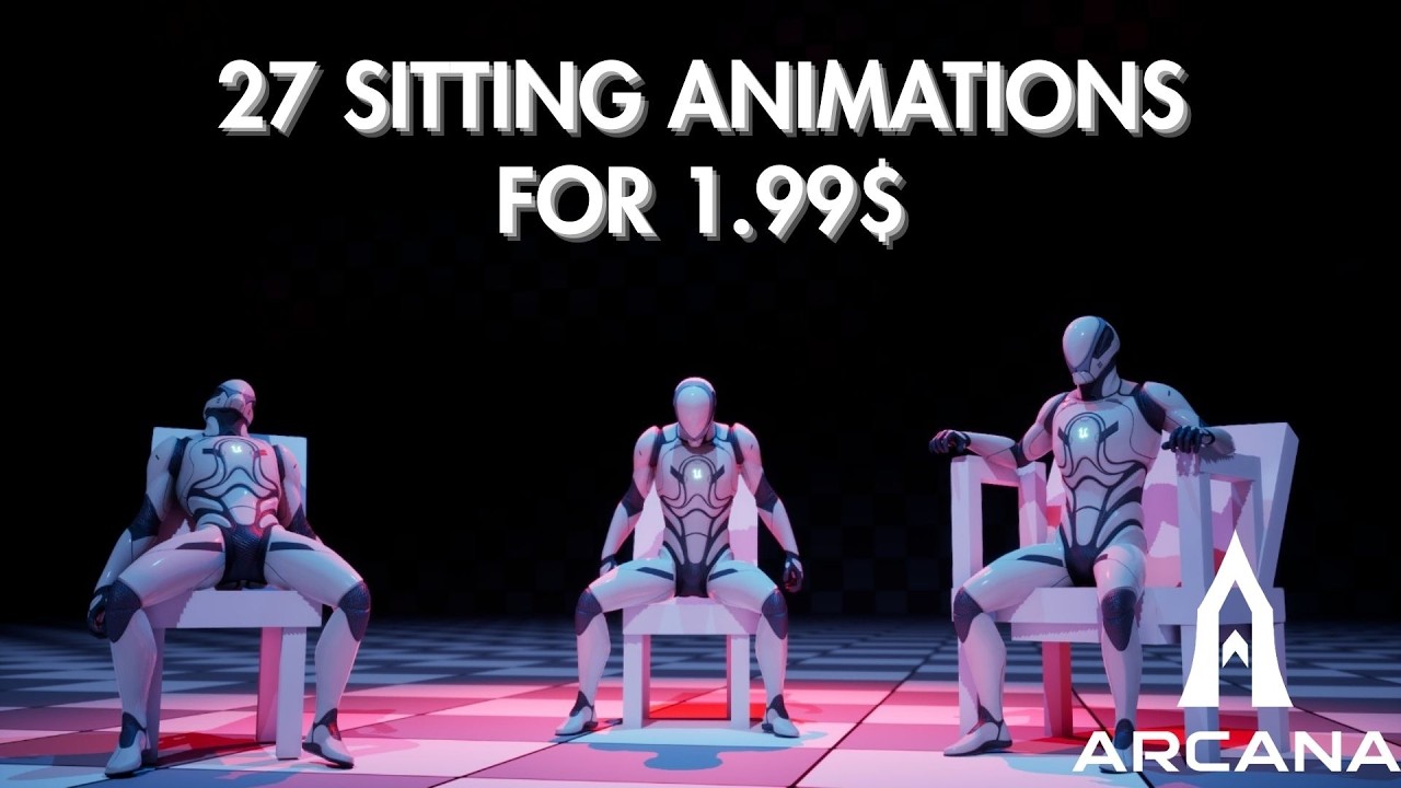 Small Sitting Animation Quick Motion – Sitting Animation Kit (UE5) - YouTube