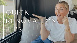 Six Quick Renovation Tips You NEED To Know From A Designer | THELIFESTYLEDCO