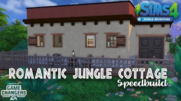 Jungle Adventures🌴 Speed Build: Romantic Jungle Cottage!
