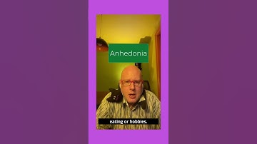Word of the Day: Anhedonia