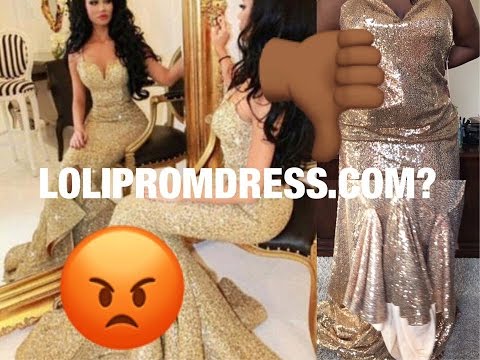 DO NOT BUY FROM LOLIPROMDRESS - YouTube