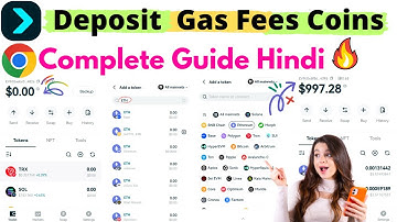 How To Deposit Gas Fees Token On Bitget Wallet Google Chrome Extension ? Complete Guide Hindi