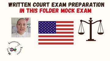 COURT INTERPRETER WRITTEN EXAM/ COURT INTERPRETER PROGRAM READY FOR THE EXAM