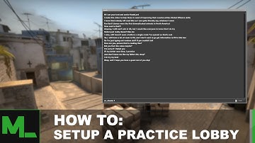 How To: Setup a Practice Lobby (Panorama UI)
