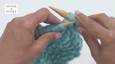 CASTING OFF IN MOSS STITCH - KNITTING TUTORIAL