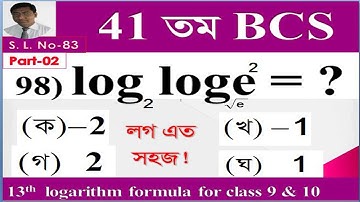 1-13  logarithm formula for class 9 &  10 |  laws of logarithms  | Easy Math Ciam School