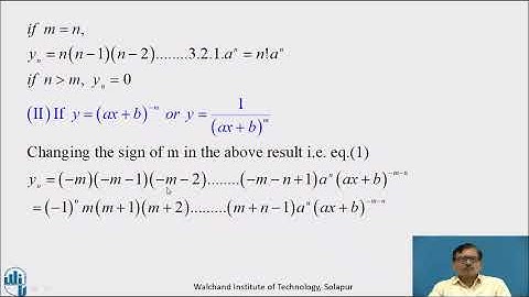 Successive Differentiation - nth derivative of Algebraic functions