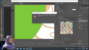 Error when wanting to export GIF through save for web | Fixed