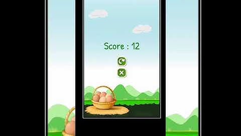 Egg 🥚 Catching Game made with pygame and pydroid3  | #shorts #python