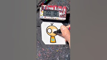 【ASMR】Drawing Upin(Sprunki Pyramixed) in 40 Sec