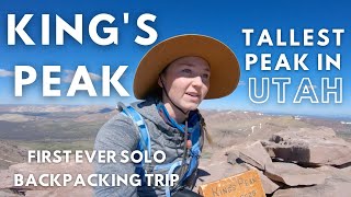 King's Peak SOLO Backpacking Trip in UTAH