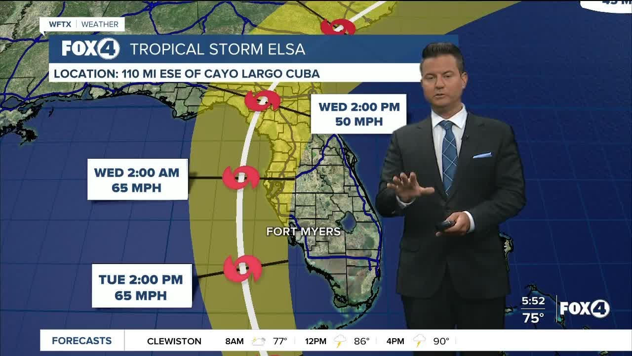 Tropical Storm Warning In Effect For SWFL - YouTube