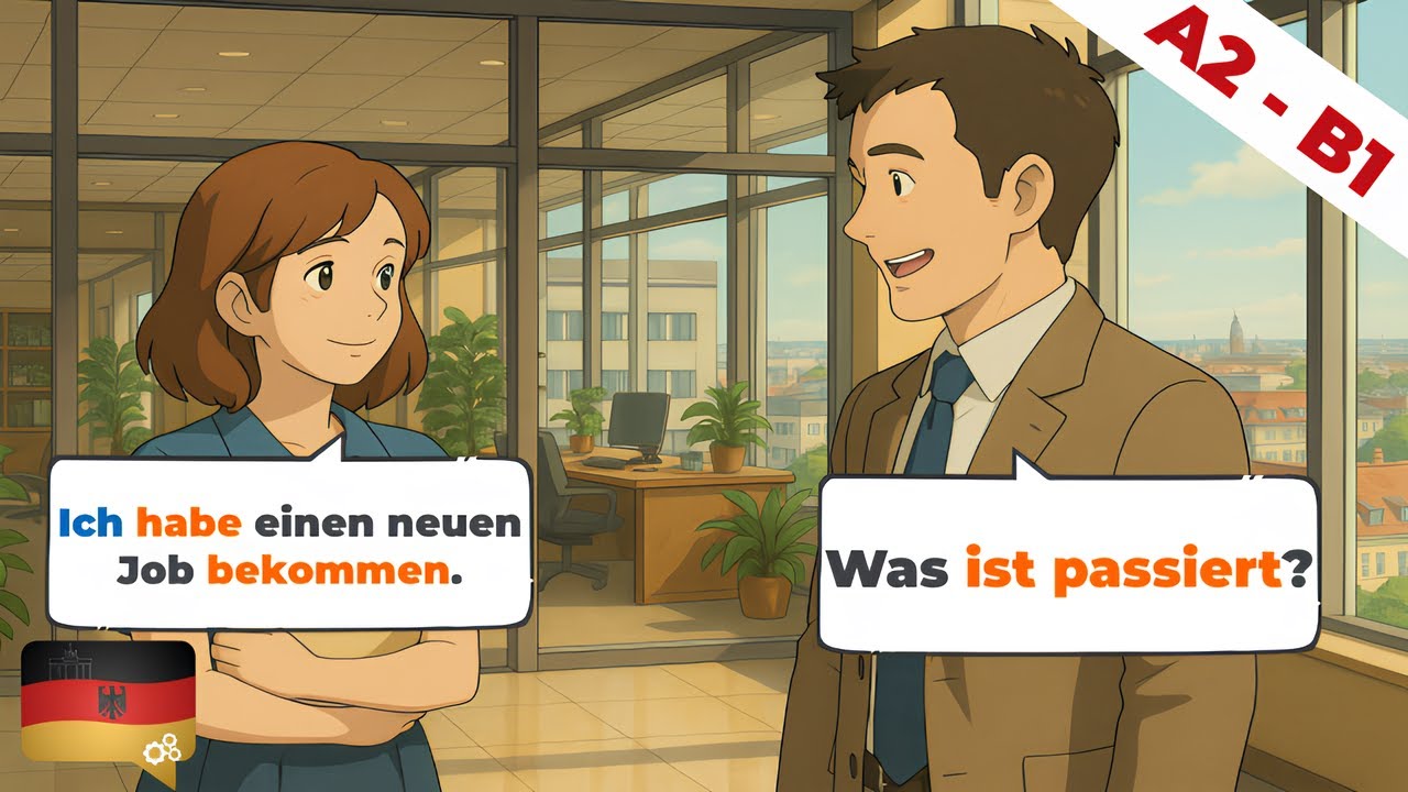 Einfache Dialoge für Niveau A2/B1: Deutsch Lernen & Hören mit Geschichten