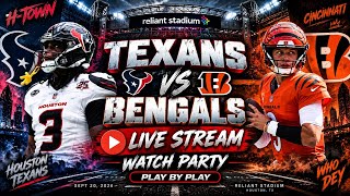Houston Texans VS Bengals Live Watch Party!