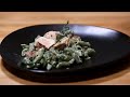Spinat Torchietti mit Spinat und Lachs