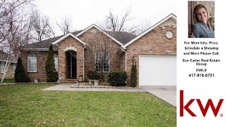 3966 West Greenwood Street, Springfield, MO Presented by Sue Carter Real Estate Group.