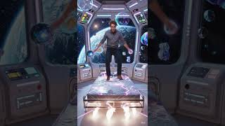 POV: Humanity finally created the world’s most advanced space station bedroom 🚀🌌✨ #aivideo #shirts