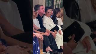 #meghanmarkle #frontrow at #balenciaga during #parisfashionweek