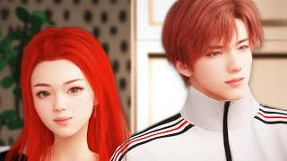 HE WAS CHUBBY ❤️ | Cute First Love | SIMS 4 HIGH SCHOOL LOVE STORY
