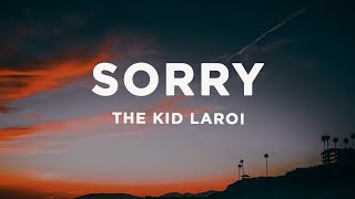 Video thumbnail of "The Kid LAROI - SORRY (Lyrics)"