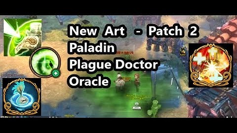 New art:   paladin, plague  doctor,  oracle   -  Tree of Savior