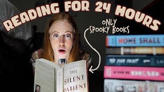 Reading Scary Books for 24 HOURS STRAIGHT while home alone 😳