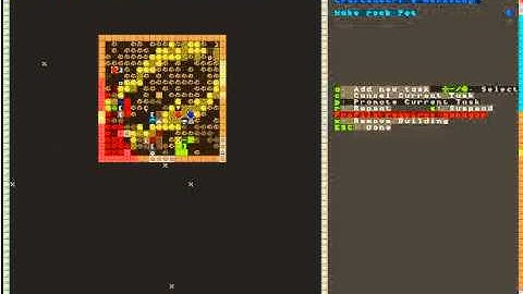 Dwarf fortress 2012 guide/playthrough/tutorial part 20 Cutting gems, Wall trick