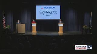 Meuser and Wallace debate in 9th Congressional District