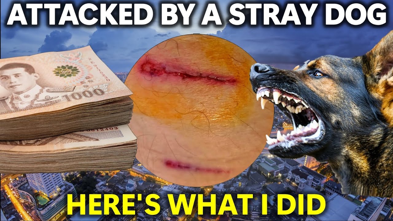 ⚠️AMBUSHED BY WILD DOG IN BANGKOK | NO INSURANCE | This Is What It Cost $$$ | THE FULL STORY