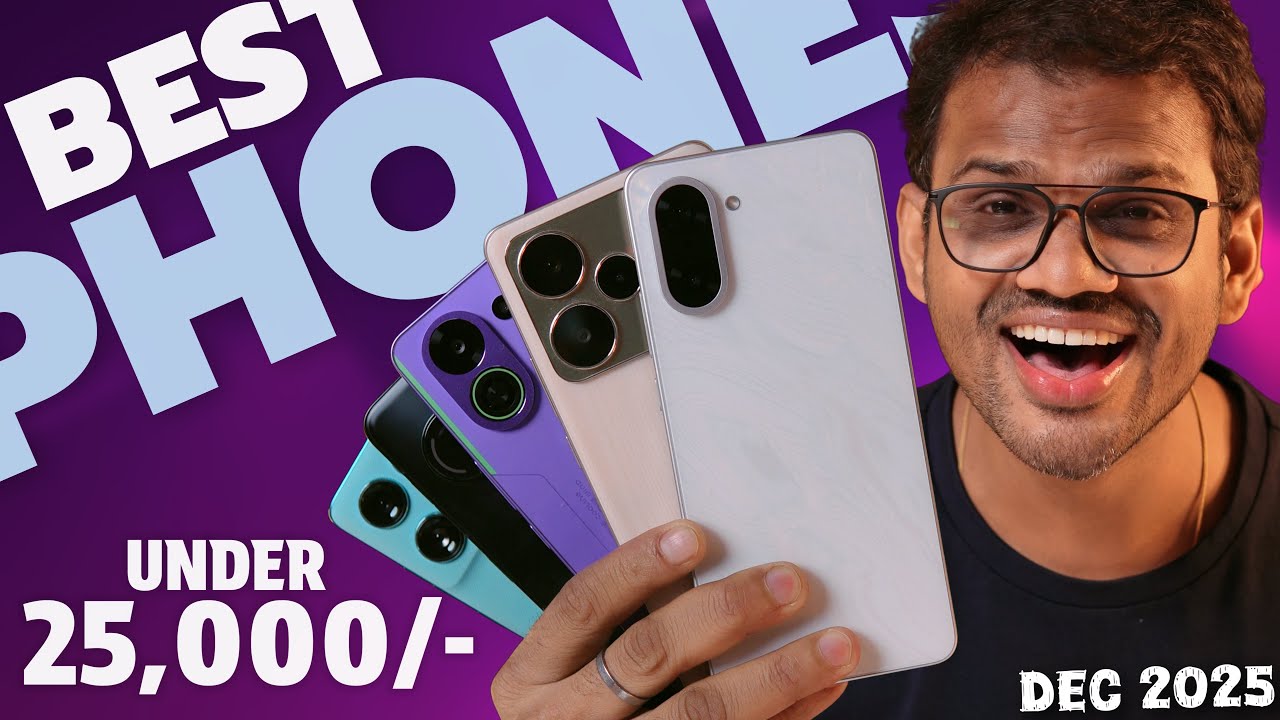 TOP 5 Best Phone Under 25000 - DECEMBER 2025 🔥 Best 5g Mobile Under 25000