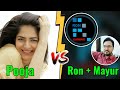 Pooja vs ron gaming  mayur gaming fight in school  pooja vs ron latest fight  emulator 