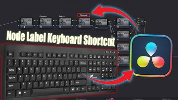 Node Label Keyboard Shortcut Davinci Resolve 18 (Tutorial)