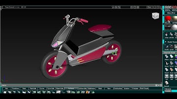 Concept Scooter in Autodesk Alias Autostudio 2021