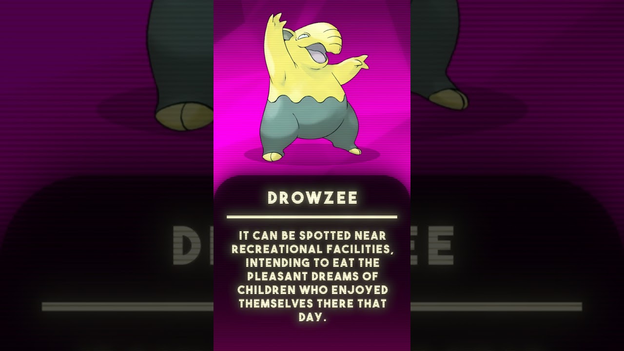 Drowzee  Pokédex