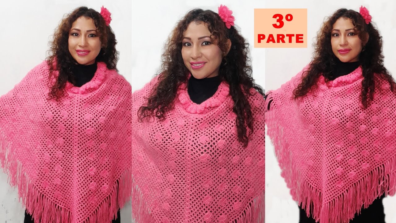 Útil cooperar Ewell PONCHO PARA DAMA TEJIDO EN CROCHET PASO A PASO PUNTO CORAZONES/3º PARTE -  YouTube