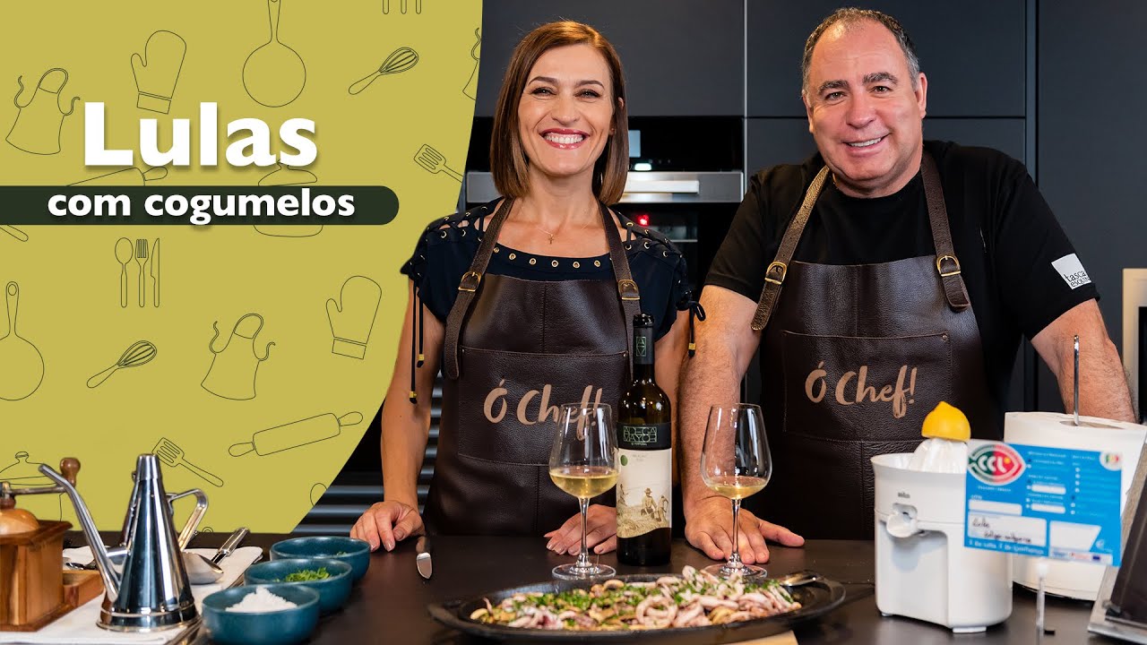 Ó Chef! – RECEITA DE LULAS SALTEADAS COM COGUMELOS E SALSA, c/ Fátima Lopes e Vítor Sobral (Ep 13)
