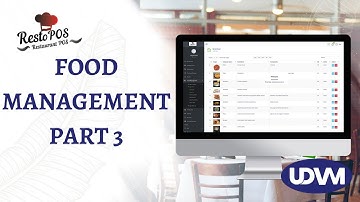 Restaurant POS System Demo | Food Management System in RestoPOS | Part 3