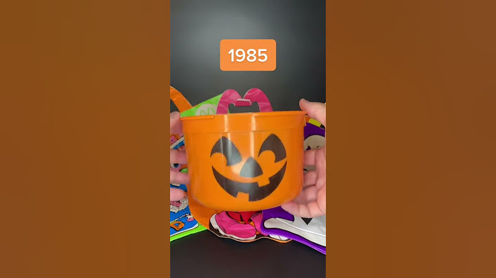 McDonald’s 1985 Halloween Bucket #mcdonalds #halloween #happymealtoy #buckets #bags #foryoupage #sun