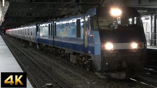 【甲種輸送】2021.12/2  相模鉄道 10000系 EH200-17+10703F 甲府駅 到着