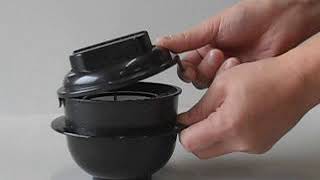 ちびくろちゃん1合炊き 上蓋の開けかたのコツ